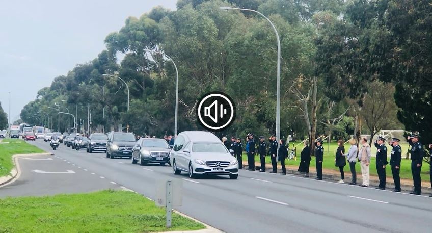 Το στερνό αντίο στην Ελληνοαυστραλή αστυνομικό