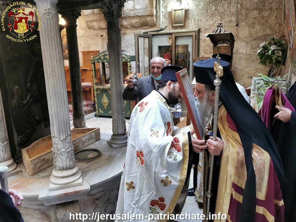 Εσπερινός της Κυριακής των Μυροφόρων στο Πατριαρχείο Ιεροσολύμων