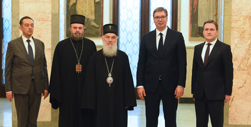 The President with the Patriarch: Politics interferes with the internal organization of the Church in Montenegro