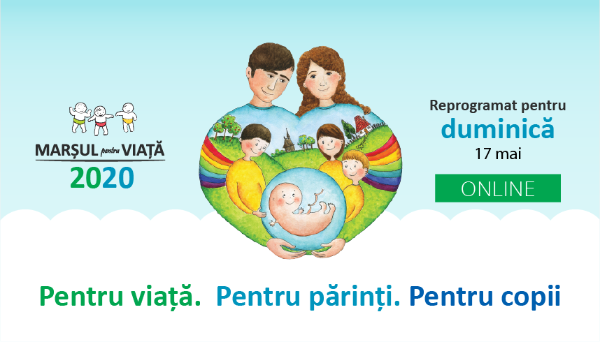 Leapșa pentru viață: Tinerii postează clipuri video în care explică de ce participă la Marșul pentru viață online 2020
