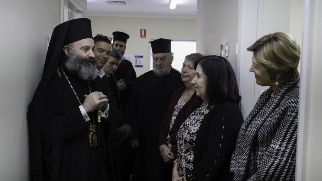 Archbishop of Australia visits Greek Welfare Centre in Newtown