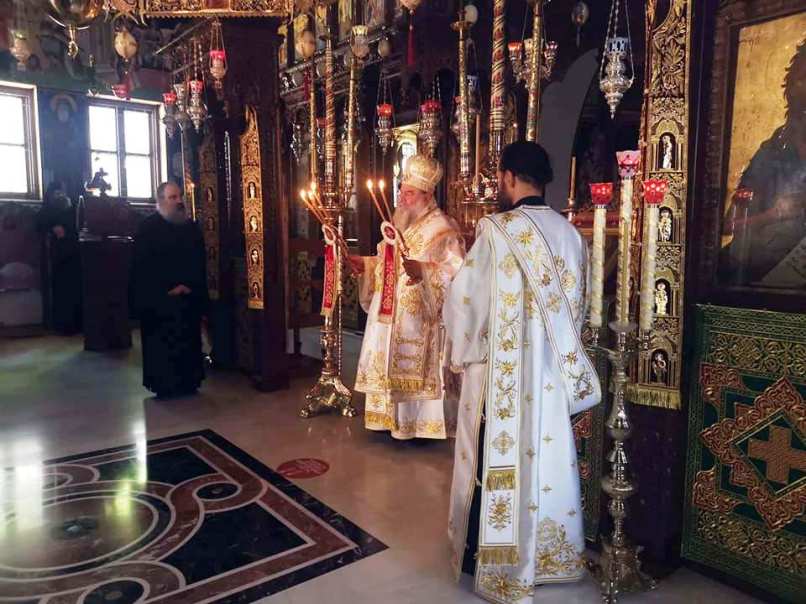 Ο Μητροπολίτης Λεμεσού στη πανηγυρίζουσα Ι.Μ. Τιμίου Προδρόμου Μέσα Ποταμού