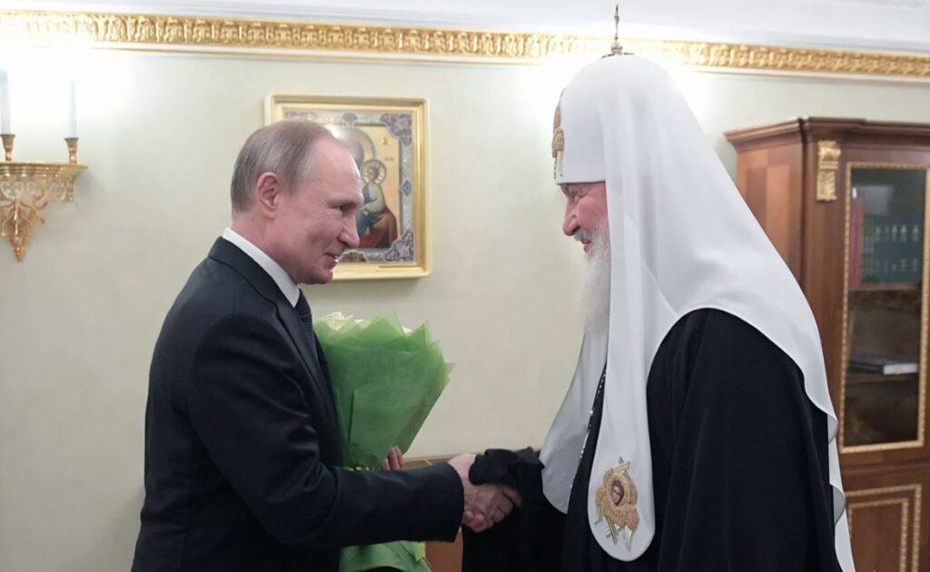 Путин поздравил патриарха Кирилла с Днем тезоименитства