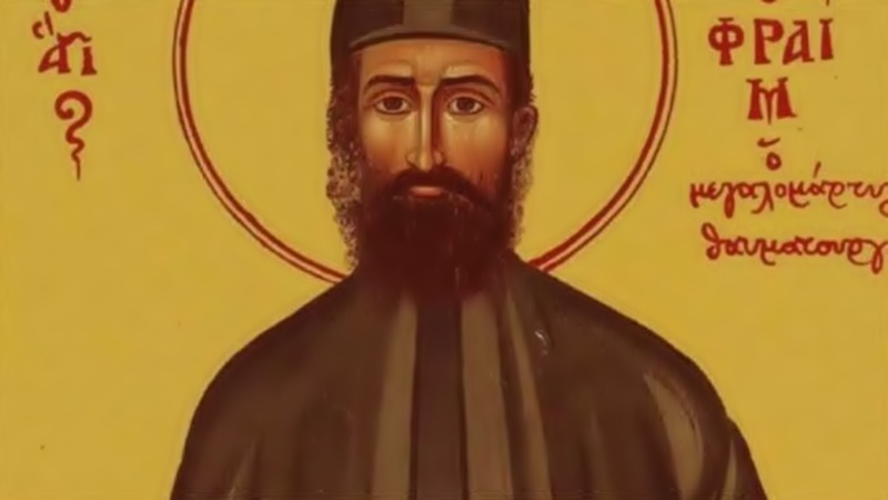 2011 – Η ανάγνωση της Αγιοκατατάξεως του Αγίου Εφραίμ (ΒΙΝΤΕΟ)