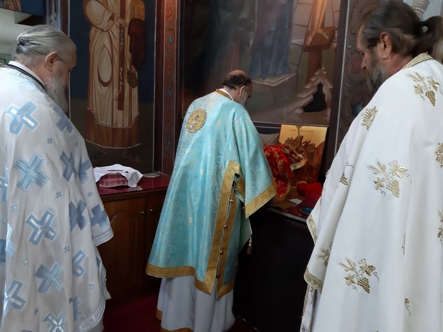 Ο Μητροπολίτης Θεσσαλιώτιδος στην Κοίμηση Θεοτόκου Μουζακίου