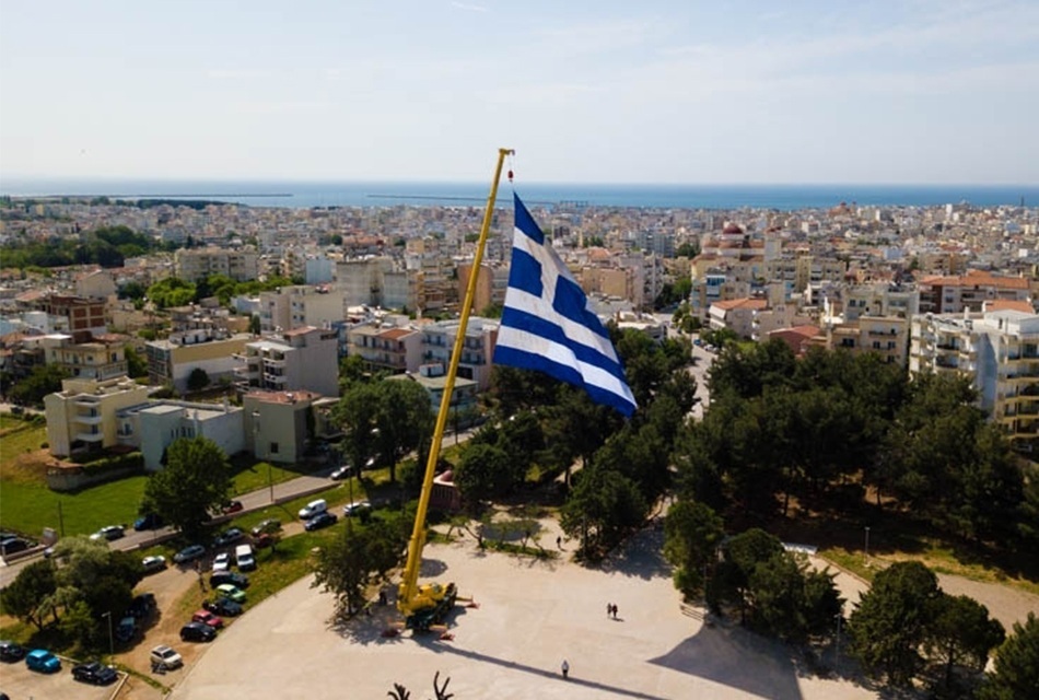 Στην Αλεξανδρούπολη θα υψωθεί η μεγαλύτερη Ελληνική σημαία