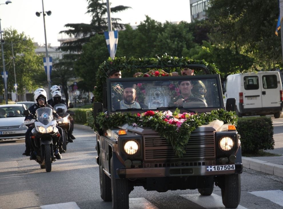 ΚΟΜΟΤΗΝΗ: Υποδέχθηκαν τη θαυματουργό εικόνα της Παναγίας Φανερωμένης