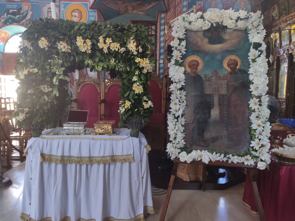 Πανηγυρίζει ο ναός Πέτρου και Παύλου Αυγόρου