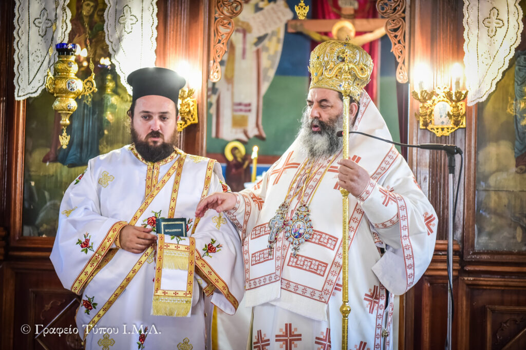 Χειροτονία Διακόνου από τον Μητροπολίτη Λαγκαδά