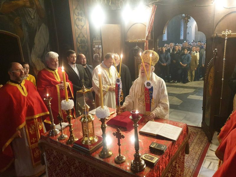 Патријарх на слави вождовачког Храма Светих Константина и Јелене