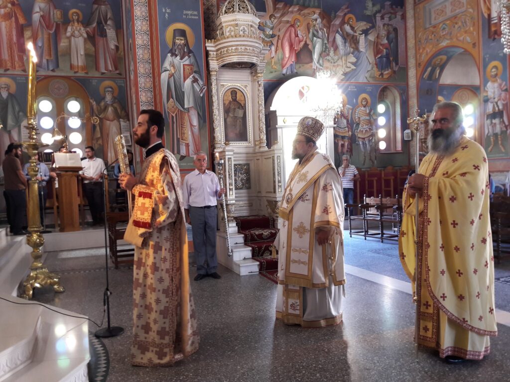 Στον Άγιο Ιωάννη τον Πρόδρομο Μεσσήνης ο Μητροπολίτης κ. Χρυσόστομος