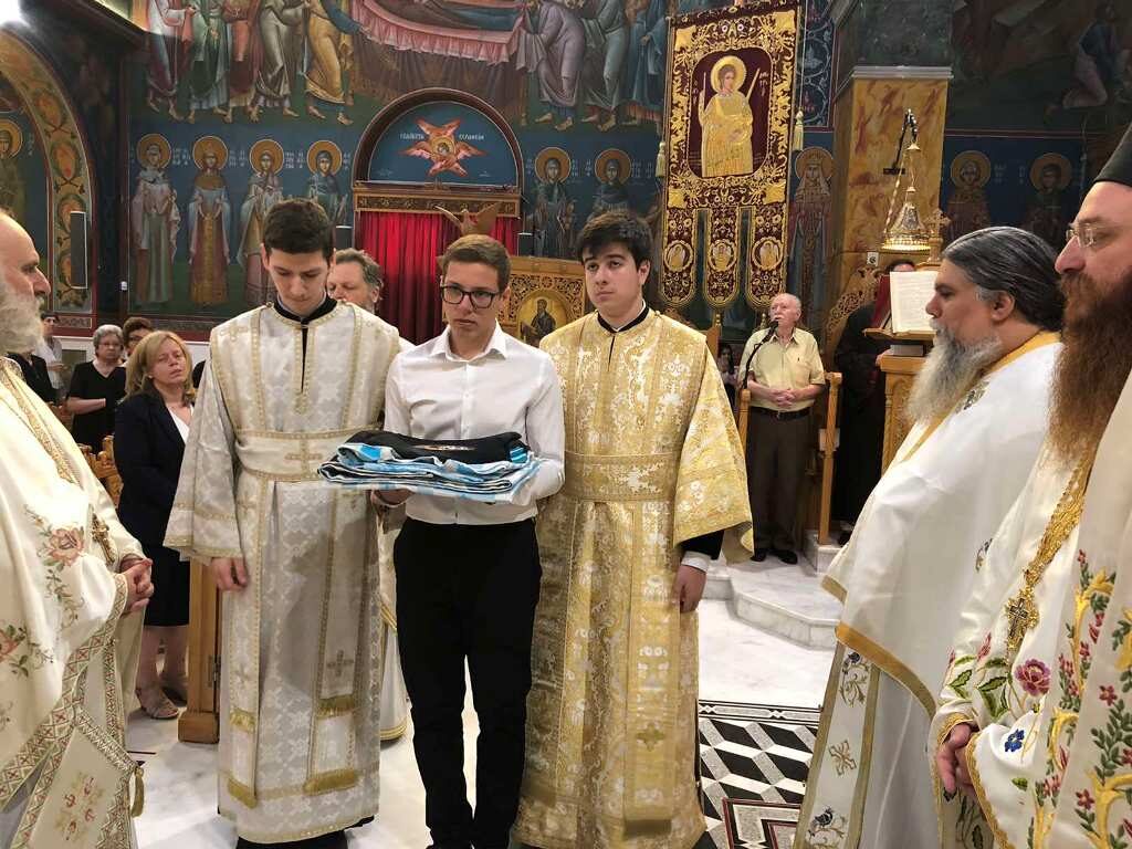 Χειροθεσία Αναγνώστου στον Άγιο Δημήτριο Βόλου