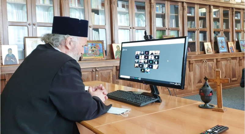 O nouă întrunire pentru organizarea pelerinajului on-line a tinerilor liceeni la Mănăstirea Buciumeni
