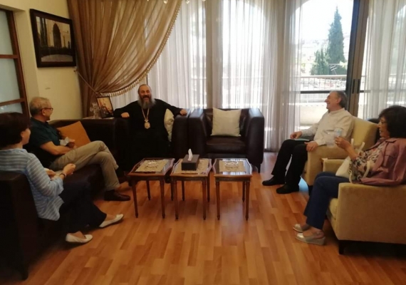 المطران الصوري استقبل ماروني وحركة فوكولاري للسلام