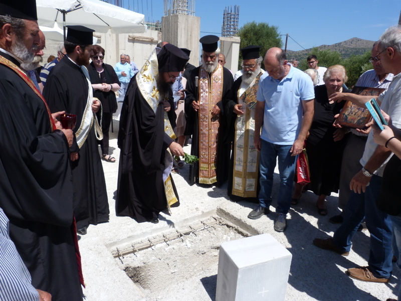 Τοποθετήθηκε ο Θεμέλιος Λίθος του Ιερού Ναού του Αγίου Θεοδώρου