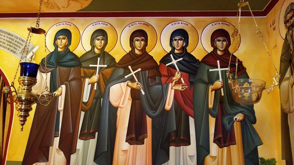 Ο βίος των Αγίων Πέντε Κανονικών Παρθένων
