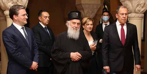 Сусрет патријарха Иринеја и министра Лаврова