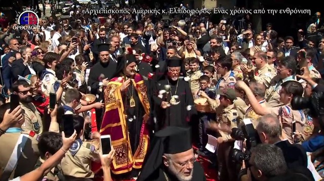 Эпьпидофор, Архиепископ Американский: годовщина интронизации