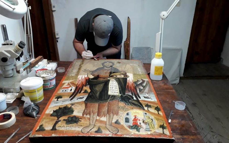 Një tjetër vepër e shpëtuar, përfundon restaurimi i ikonës “Shën Joan Pagëzori”