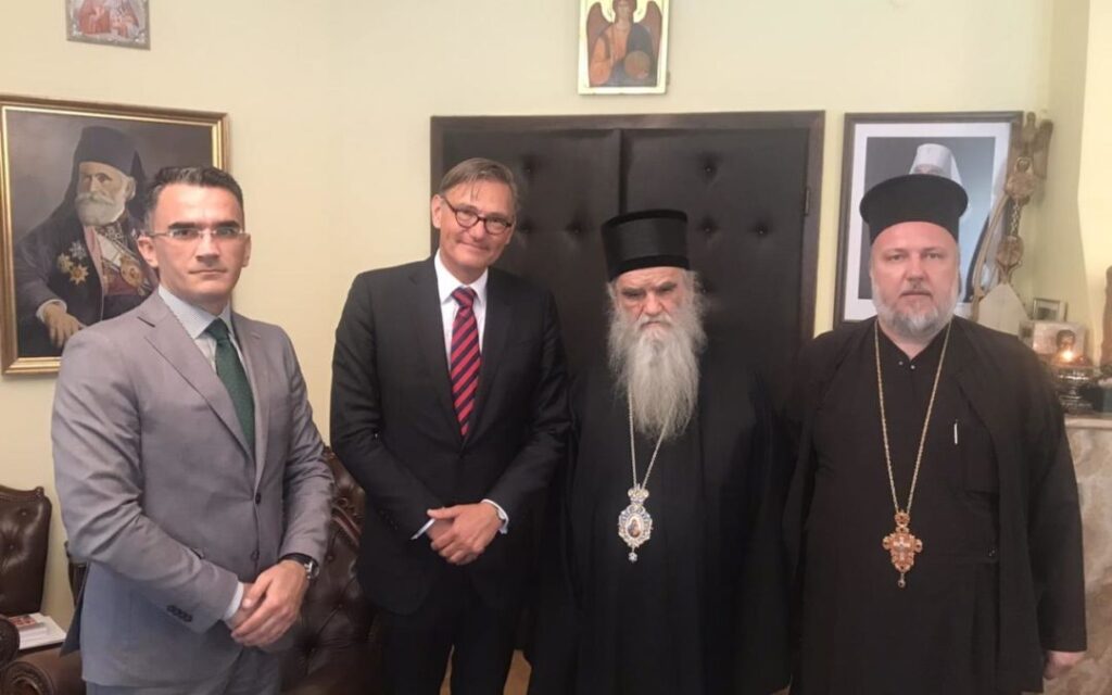 Ο Πρέσβης της Γερμανίας στον Μητροπολίτη Μαυροβουνίου