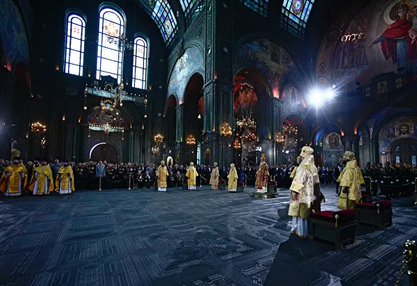 Слово Святейшего Патриарха Кирилла после Литургии в главном храме Вооруженных сил Российской Федерации