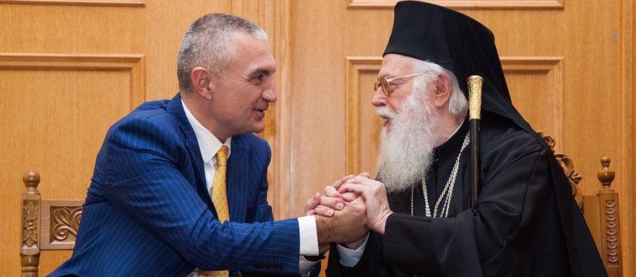 Ο Αλβανός Πρόεδρος ευχήθηκε για την υγεία του Αρχιεπισκόπου
