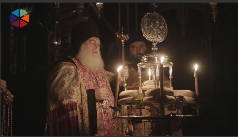 Αγρυπνία της Πεντηκοστής στην Ι.Μ. Βατοπαιδίου