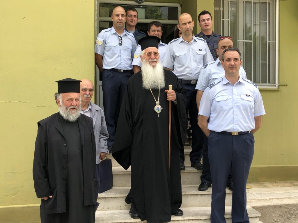 Ο Μητροπολίτης Θηβών στη Μονάδα Καυσίμων Αλιάρτου