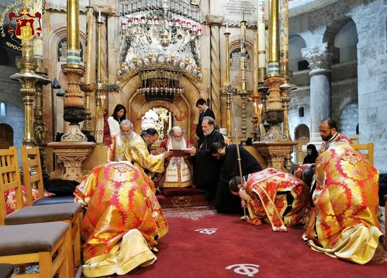 البطريركية الأورشليمية تحتفل بأحد العنصرة