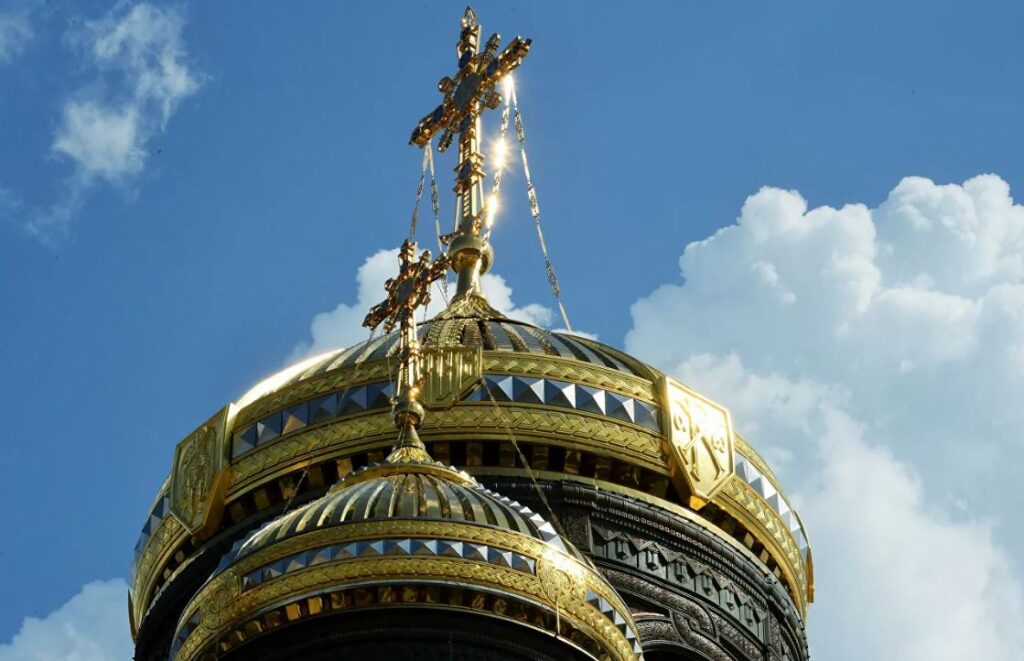 В главный храм ВС в Кубинке доставили иконы покровителей российских войск