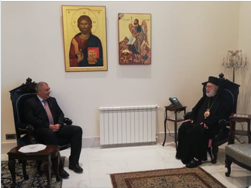 ظهر الخميس 11 حزيران 2020، إستقبل سيادة متروبوليت بيروت وتوابعها المطران الياس عوده