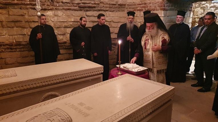 Στις Κατακόμβες του Αγ. Γεωργίου ο Πατριάρχης Αλεξανδρείας