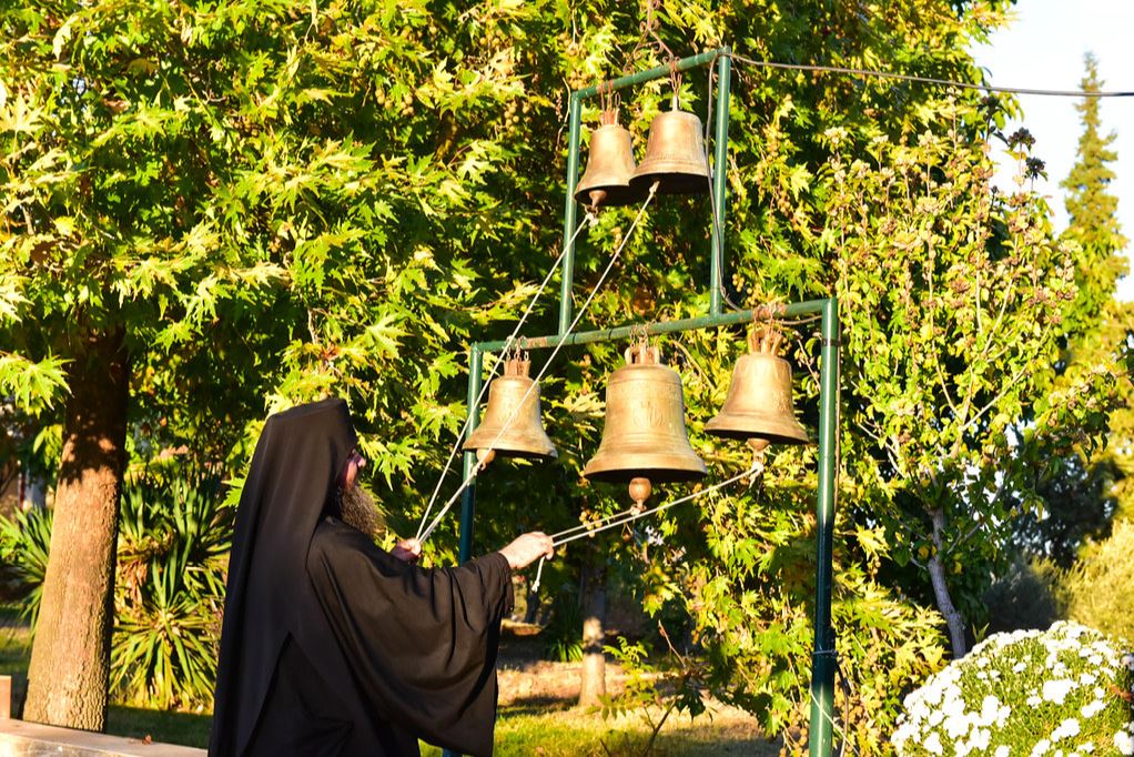 Κουρά μοναχού στην Αγία Τριάδα Πέντε Βρύσεων