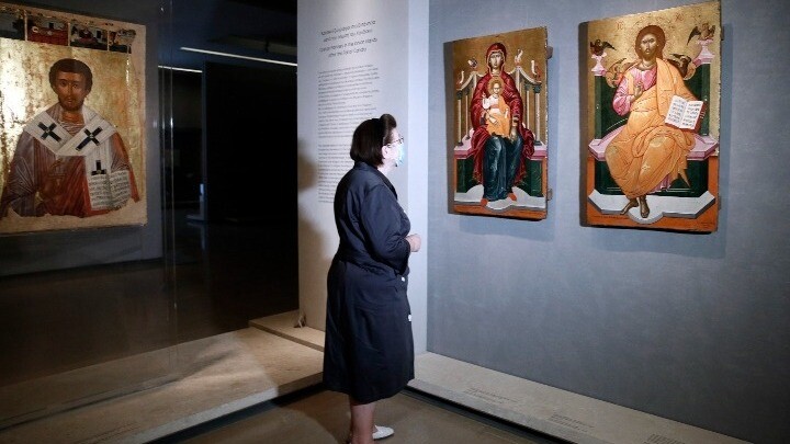Στο Βυζαντινό και Χριστιανικό Μουσείο η Λίνα Μενδώνη