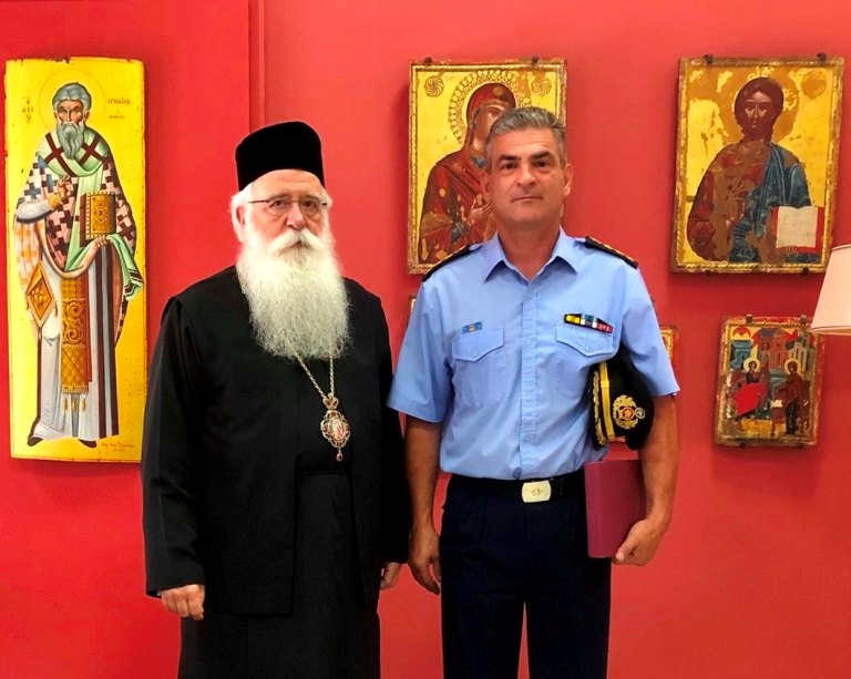 Την ευχή του Σεβασμιωτάτου έλαβε ο νέος Διοικητής Π.Υ. Μαγνησίας