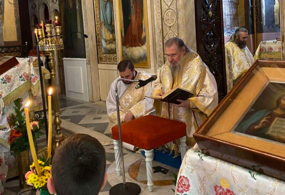 Ο Θαυμακού Ιάκωβος στην Αγία Τριάδα οδού Φιλελλήνων (ΦΩΤΟ)