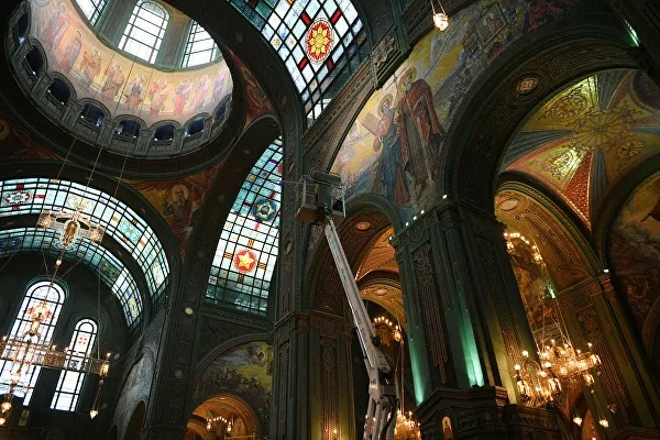 Οι προστάτες των Ρωσικών Ενόπλων Δυνάμεων μπήκαν στον Ι. Ναό τους