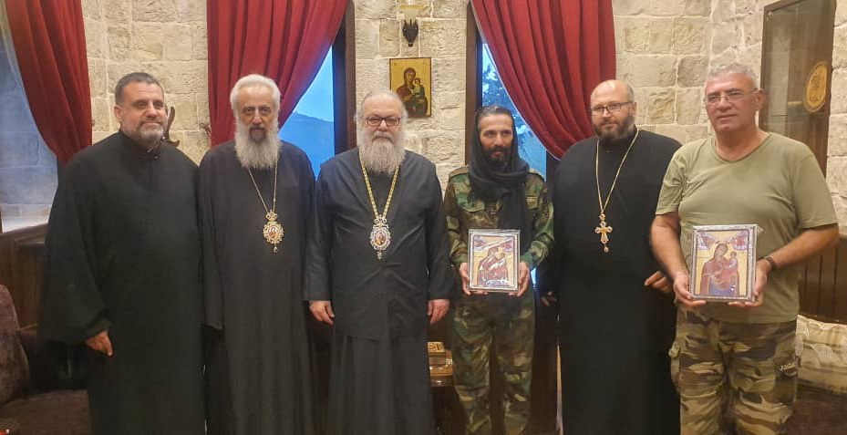 البطريرك يوحنا العاشر يستقبل مطران حماه ووفداً مرافقاً