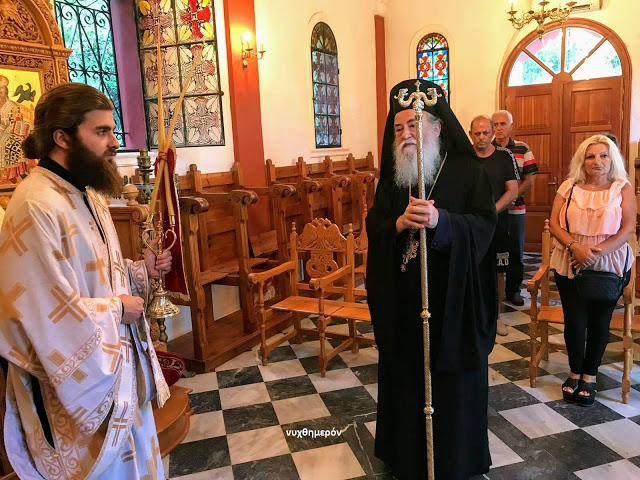 Αρχιερατικός Εσπερινός στον Αγ. Παντελεήμονα Λόγγου στο Ξηροκάστελο