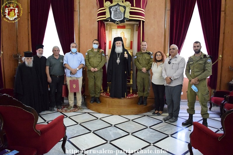 Συνάντηση Ισραηλινού διοικητή με τον Πατριάρχη Ιεροσολύμων