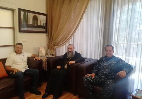 المطران الصوري بحث مع العقيد صليبا في أمن البقاع