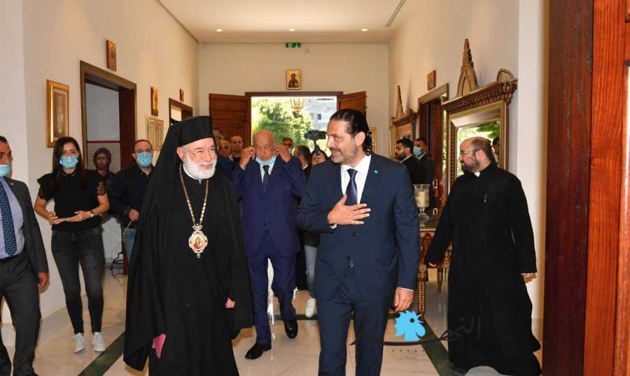 الحريري بحث مع عودة في المستجدات والتطورات السياسية