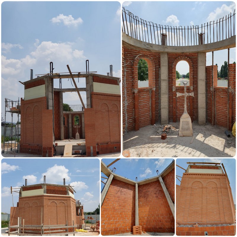 Continuă lucrările la capela singurului cimitir ortodox român din Italia