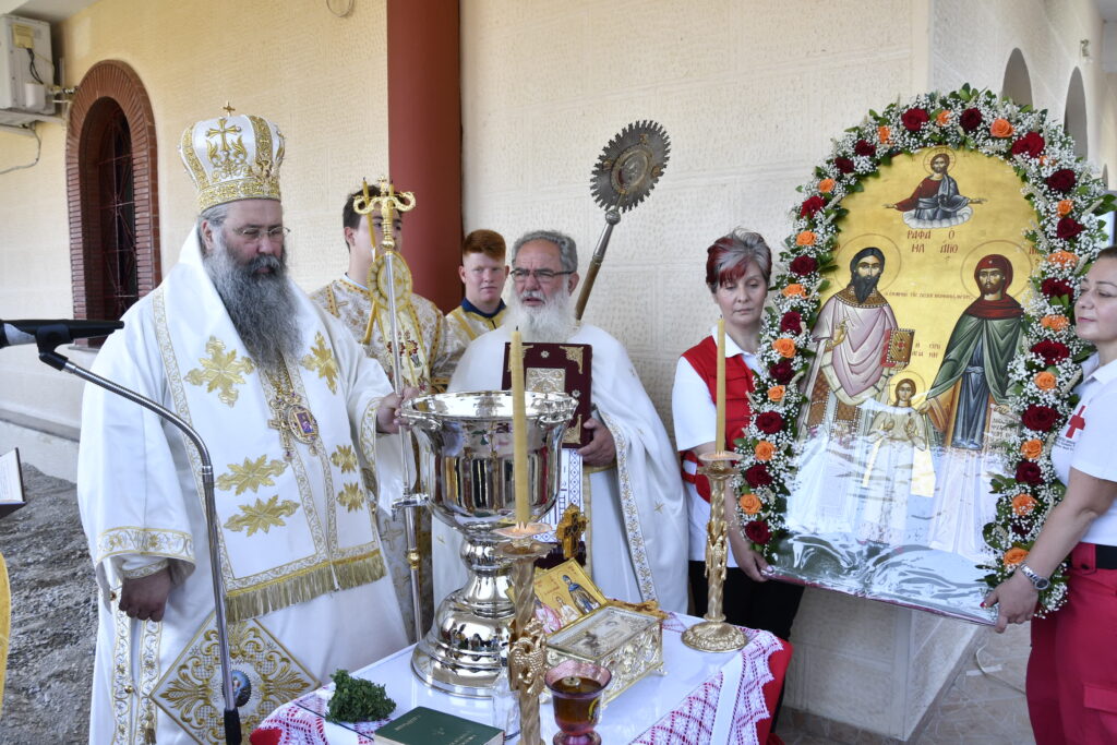 Θεμελίωση Παρεκκλησίου των Αγίων Νεομαρτύρων Ραφαήλ, Νικολάου και Ειρήνης