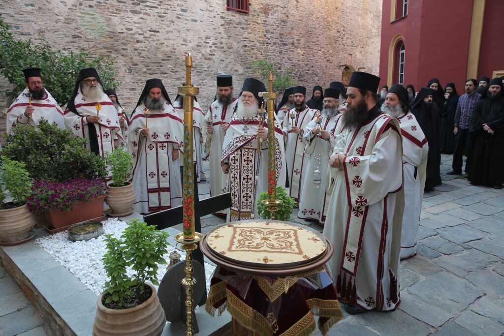 Memorial service on Mount Athos for Elder Joseph of Vatopedi