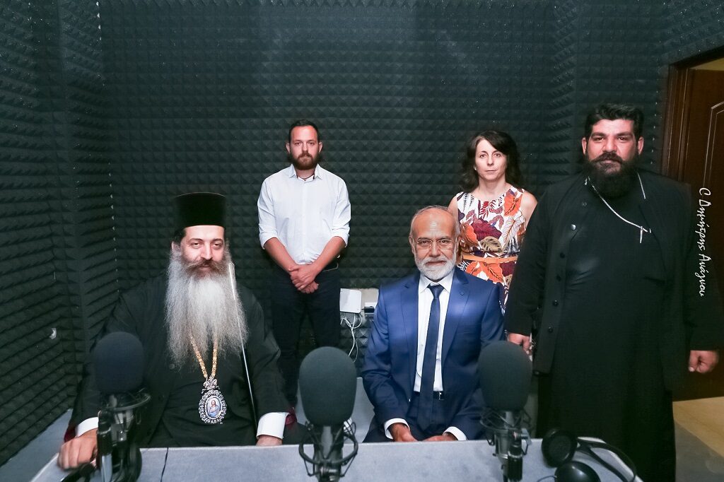 Στους χώρους του ραδιοφώνου της Ι.Μ. Φθιώτιδος ξεναγήθηκε ο Διευθυντής του Ρ/Σ της Εκκλησίας της Ελλάδος