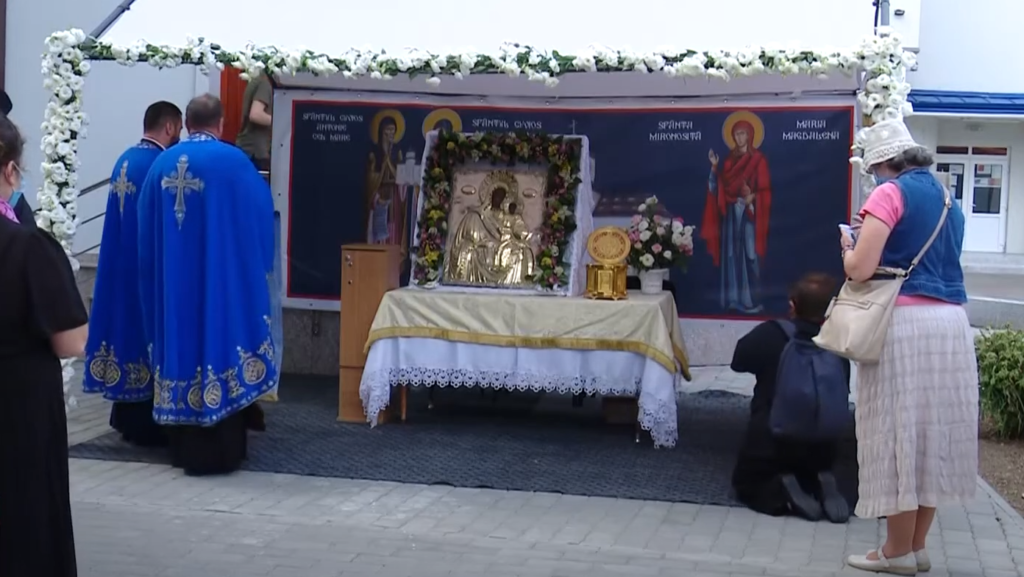 Icoana Maicii Domnului de la Țigănești se află în Capitală, la biserica închinată Sf. Maria Magdalena