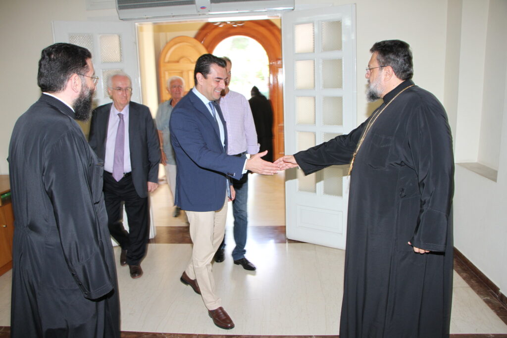 Στον Μητροπολίτη Μεσσηνίας ο Υφυπουργός Αγροτικής Ανάπτυξης και Τροφίμων