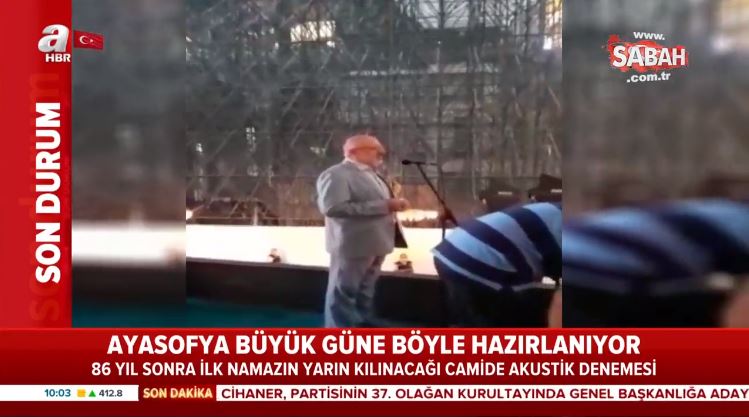 Προχωρούν ακάθεκτοι: Ασεβής δοκιμή ήχου μέσα στην Αγιά Σοφιά