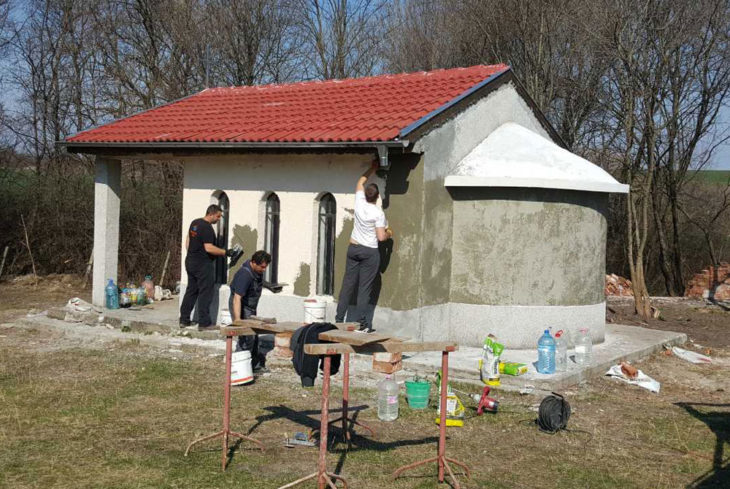 Хасковски ловци строят параклис на историческо място